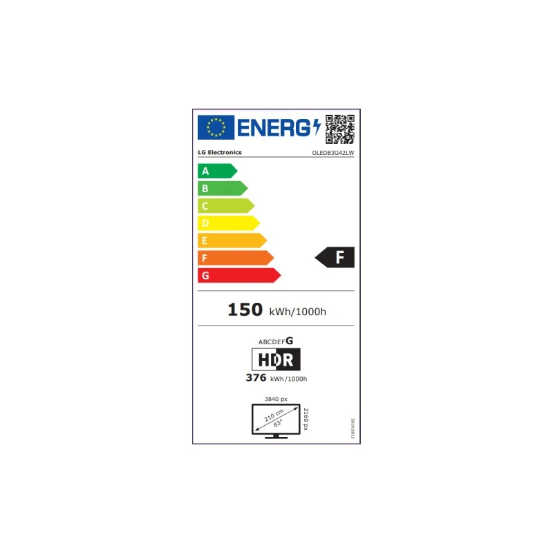 LG OLED83G42LW OLED SMART TV