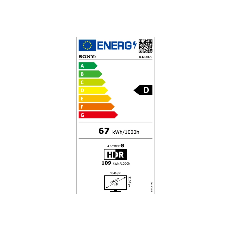 SONY BRAVIA 7 K-65XR70PAEP OLED SMART TV ANDROID