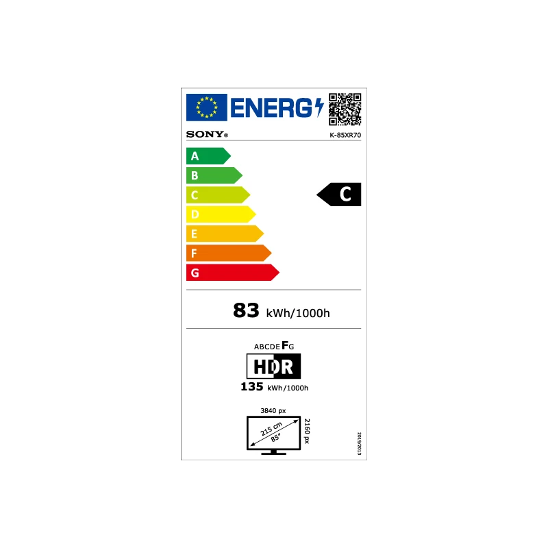 SONY BRAVIA 7 K-85XR70PAEP OLED SMART TV ANDROID