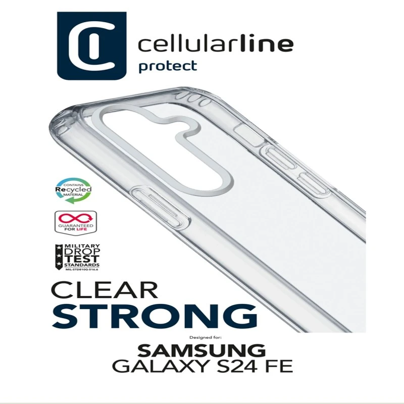 CELLULAR LINE CLEAR STRONG ПР. КАЛЪФ SAMSUNG GALAXY S24 FE