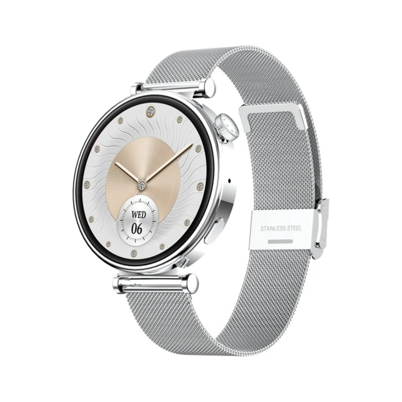 RIVERSONG WATCH SILVER MILANESE GLOW