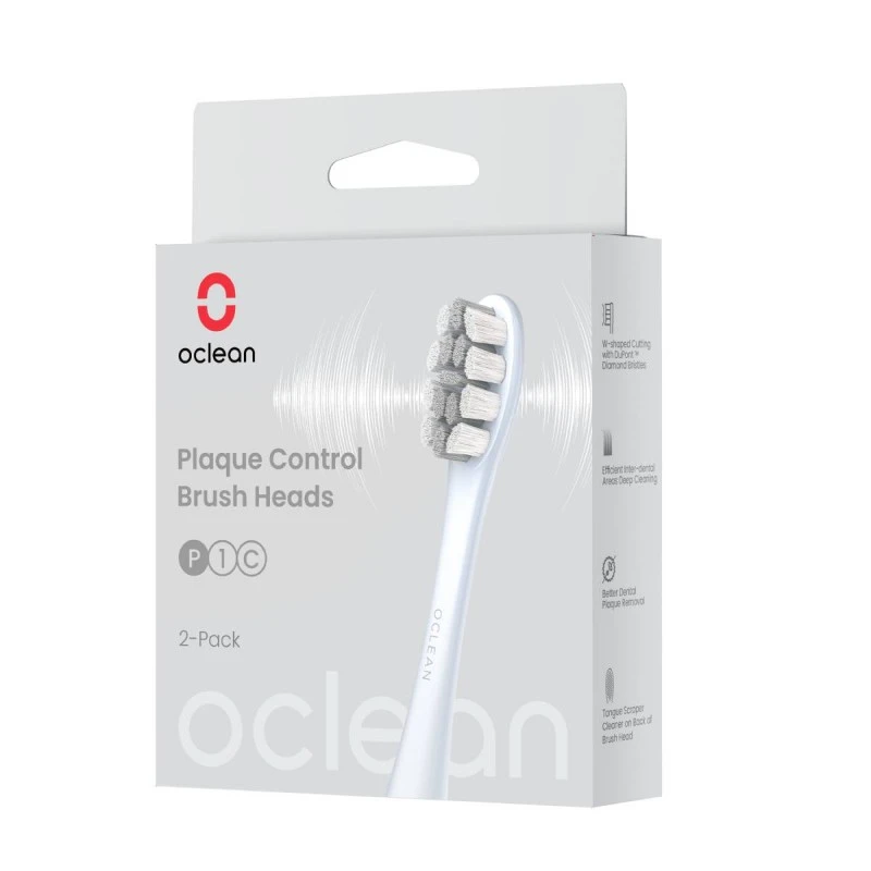 OCLEAN PLAQUE CONTROL НАКРАЙНИК 2 БР. СРЕБРО