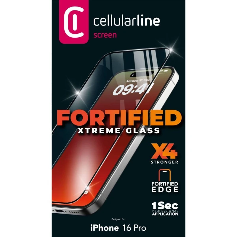 CELLULAR LINE FORTIFIED XTREME ПРОТЕКТОР IPHONE 16 PRO