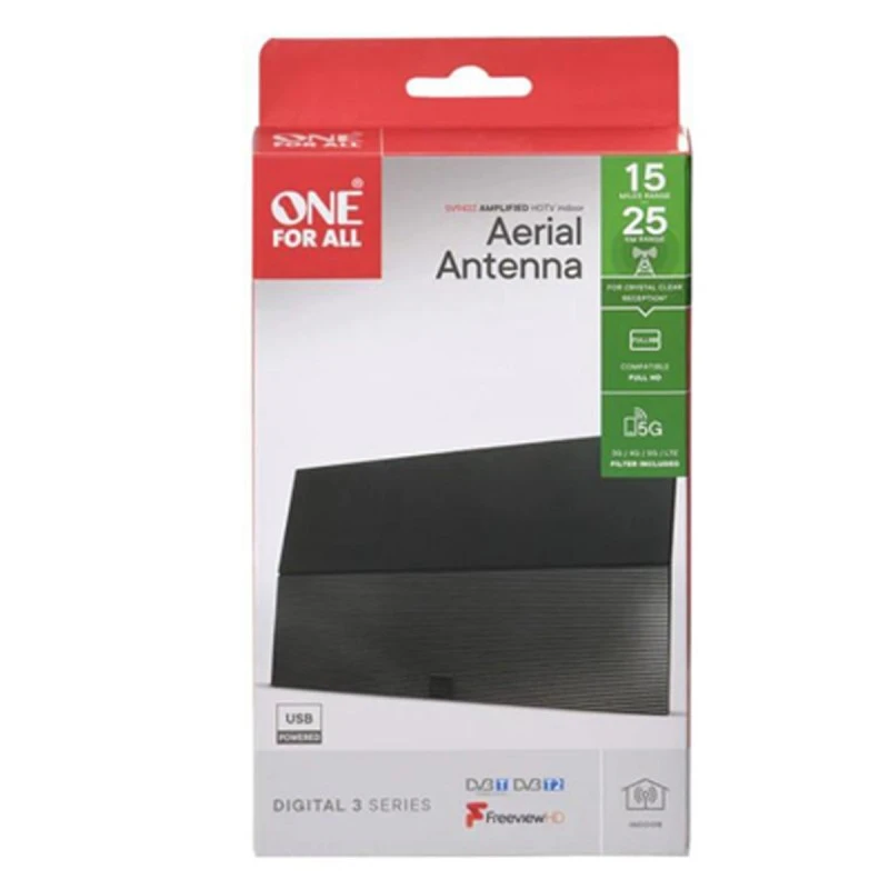 ONE FOR ALL SV9432 АНТЕНА SLIM USB ЗАХР. DVB-T 25КМ