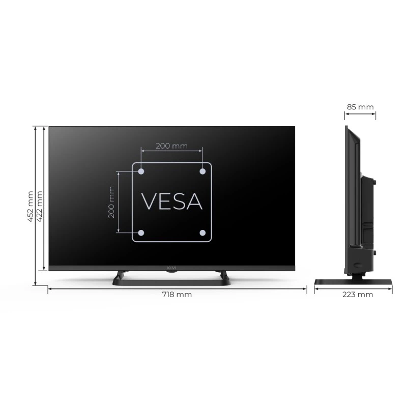 KIVI 32H710QB HD SMART GOOGLE TV