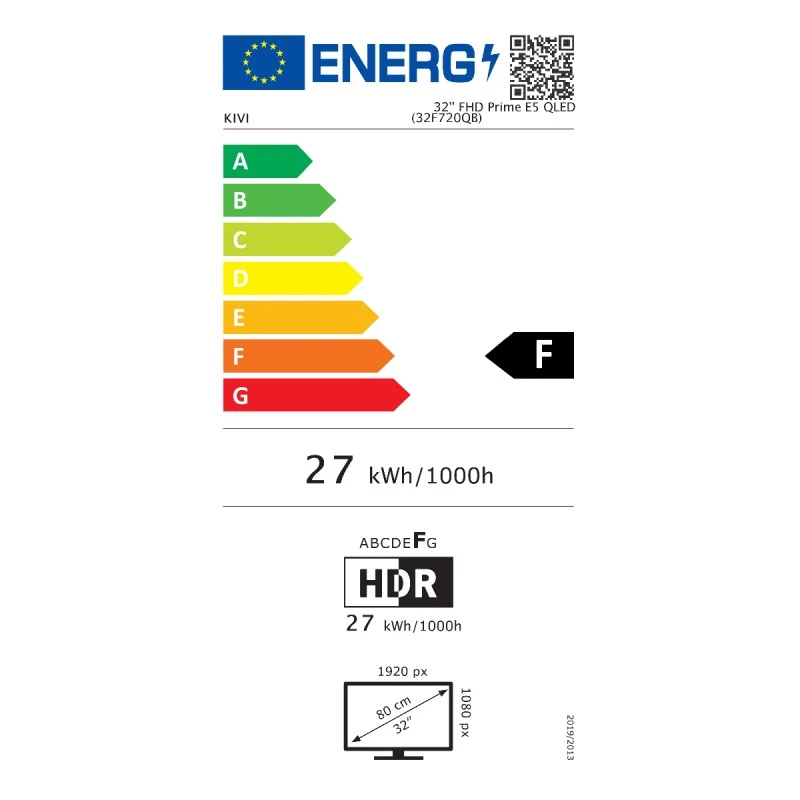 KIVI 32F720QB FHD QLED GOOGLE TV