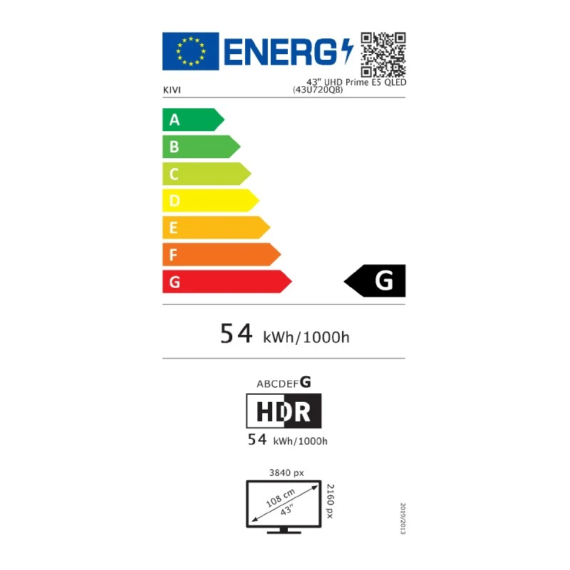 KIVI 43U720QB UHD QLED GOOGLE TV