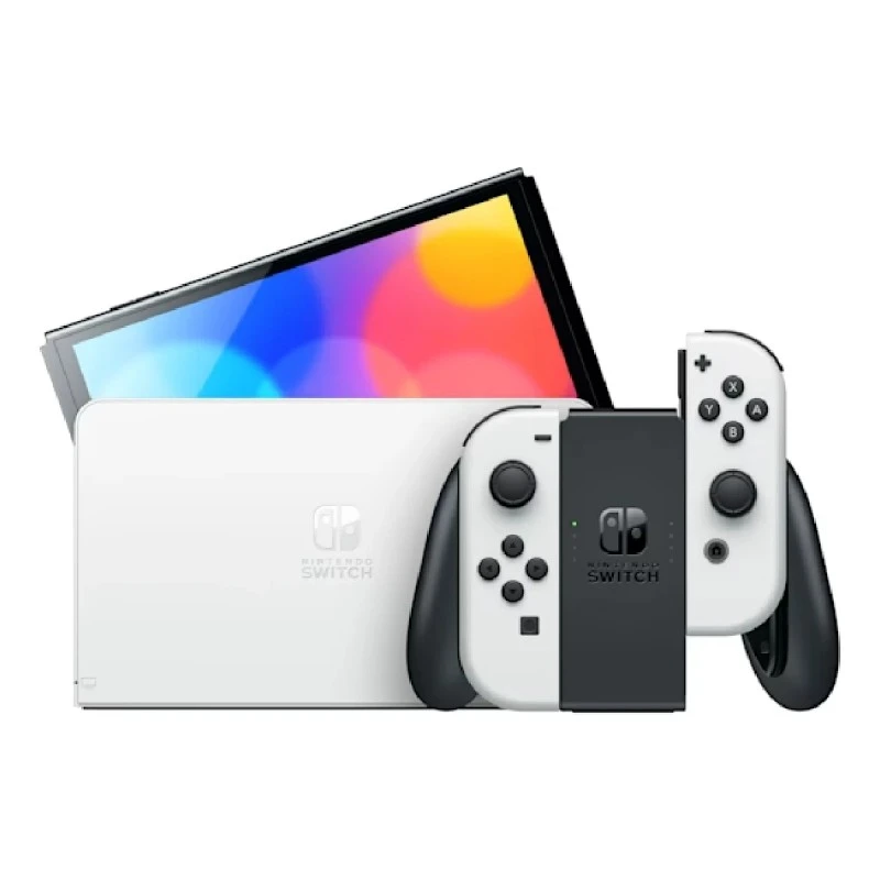 NINTENDO SWITCH OLED WHITE+MARIO KART 8