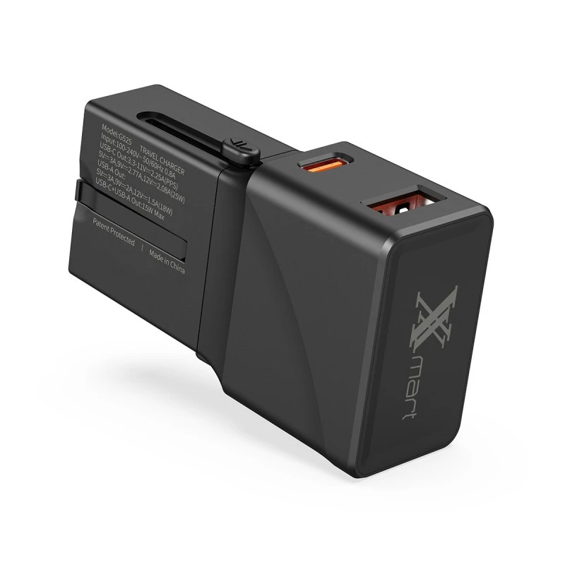 XMART TRAVEL CHARGER G525 25W BLACK