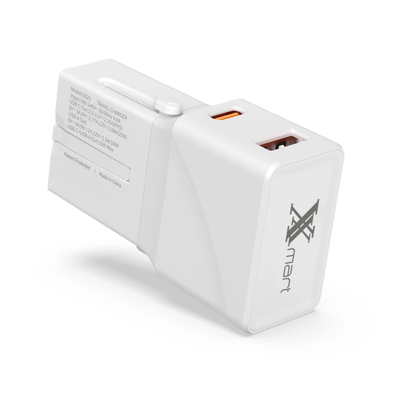 XMART TRAVEL CHARGER G525 25W WHITE
