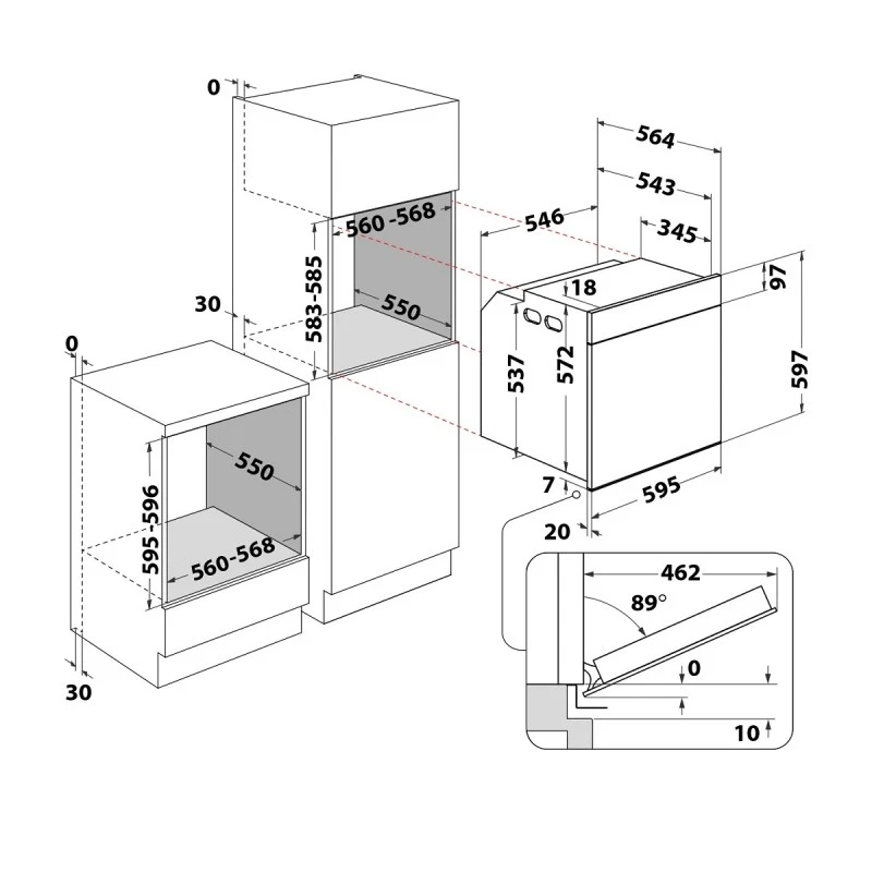 WHIRLPOOL WOI78PT1SXA