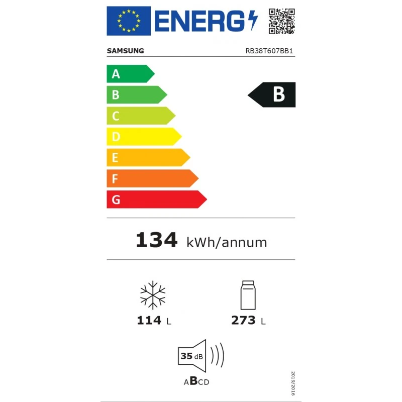 SAMSUNG RB38T607BB1/EF