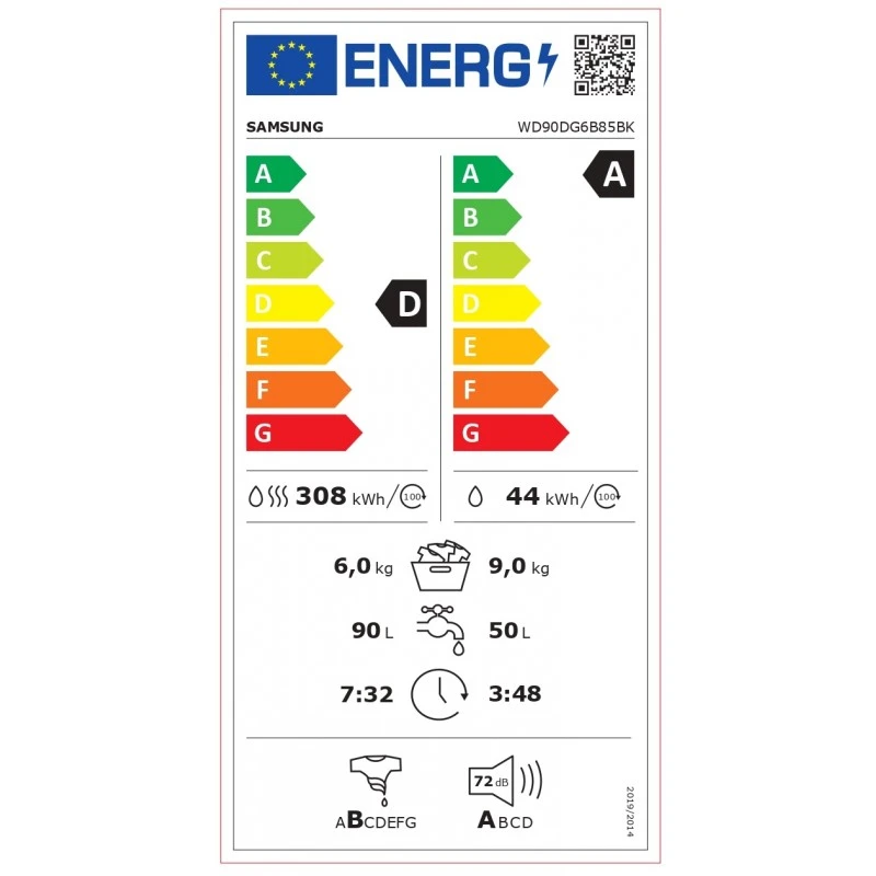 SAMSUNG WD90DG6B85BKU4