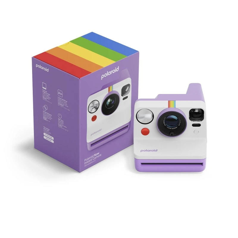 POLAROID NOW GEN 3 PURPLE + COLOR FILM 6577 BUNDLE