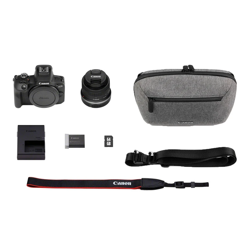 CANON EOS R100 18-45 BLACK  Travel kit