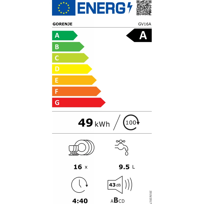 GORENJE GV16A