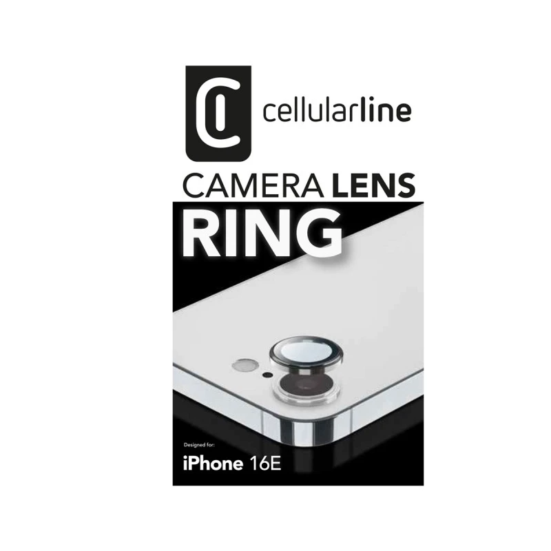 CELLULAR LINE З. ПРОТЕКТОР ЗА КАМЕРА RING ЗА IPHONE 16E 4GN