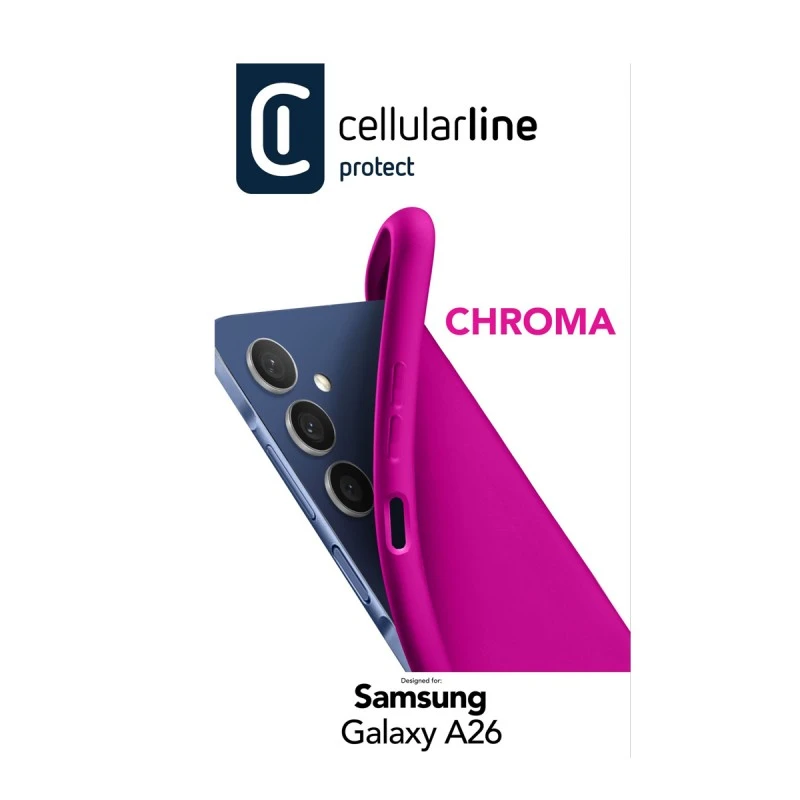 CELLULAR LINE CHROMA КАЛЪФ SAMSUNG GALAXY A26 РОЗОВ