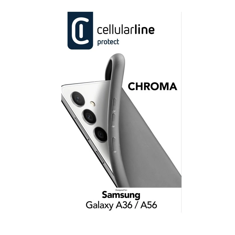 CELLULAR LINE CHROMA КАЛЪФ SAMSUNG GALAXY A36/A56 ЧЕРЕН