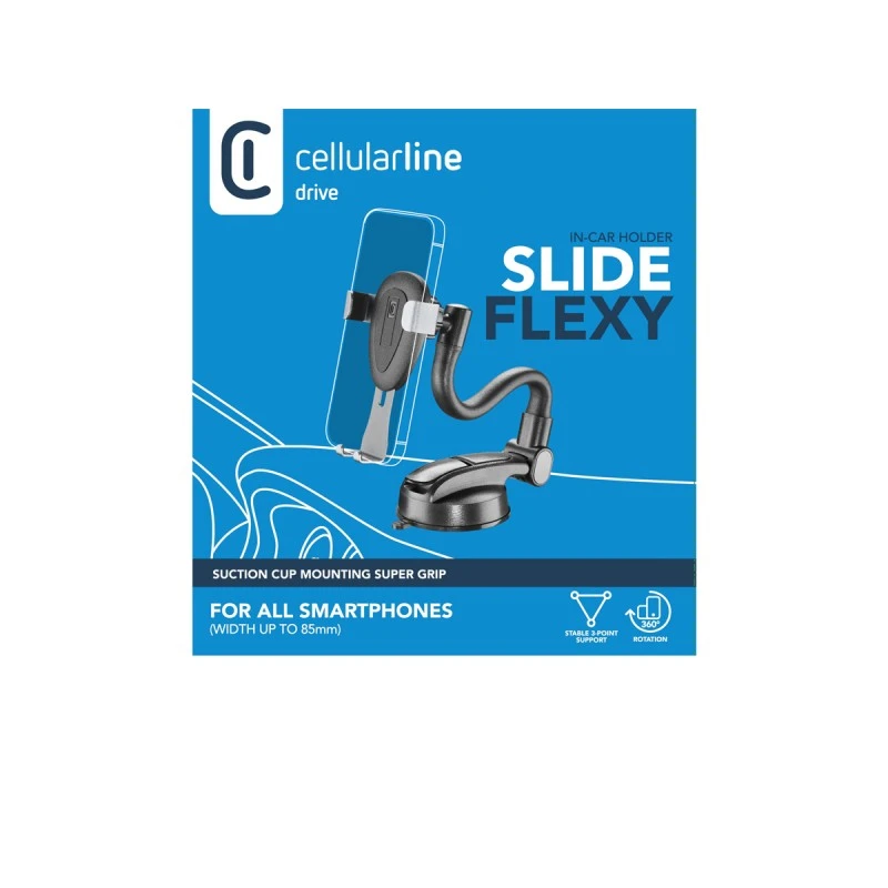 CELLULAR LINE УНИВЕРСАЛНА СТОЙКА ЗА КОЛА SLIDE FLEXY