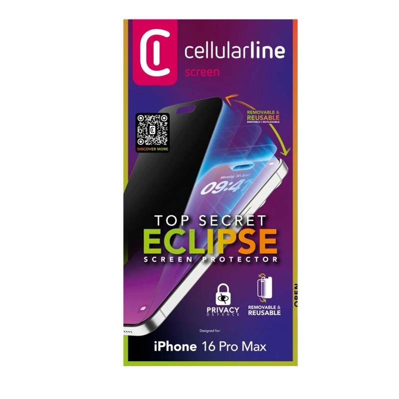 CELLULAR LINE З. ПР. TOP SECRET ЗА МН. У. IPHONE 16 PRO MAX