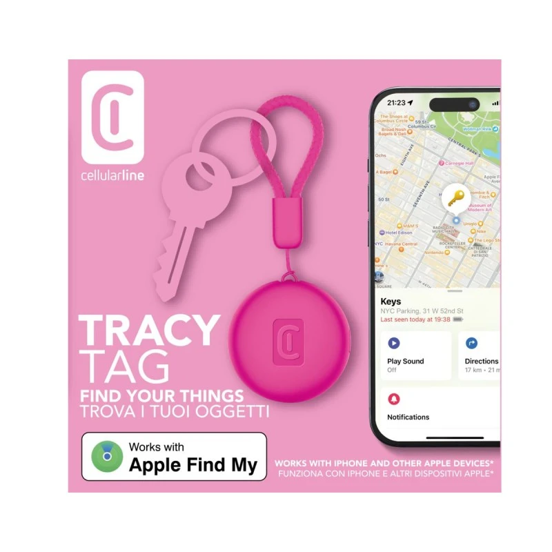 CELLULAR LINE BLUETOOTH УСТРОЙСТВО ПРОСЛ. TRACY TAG IOS Р