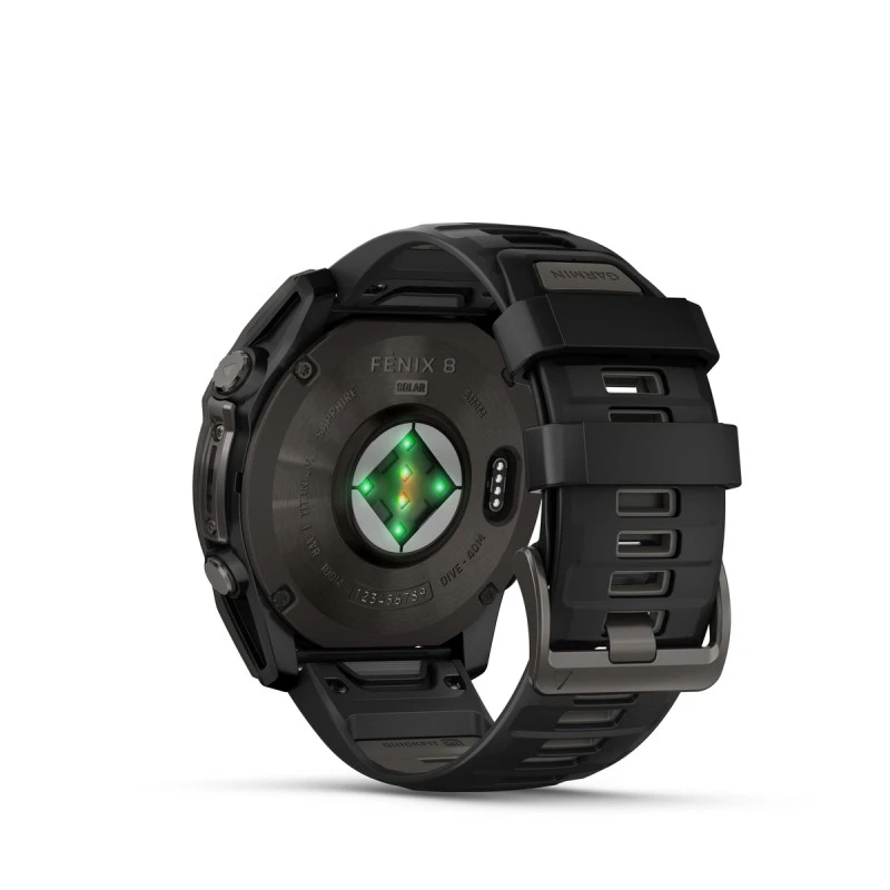 GARMIN WATCH FENIX 8 51 MM SOL BLACK