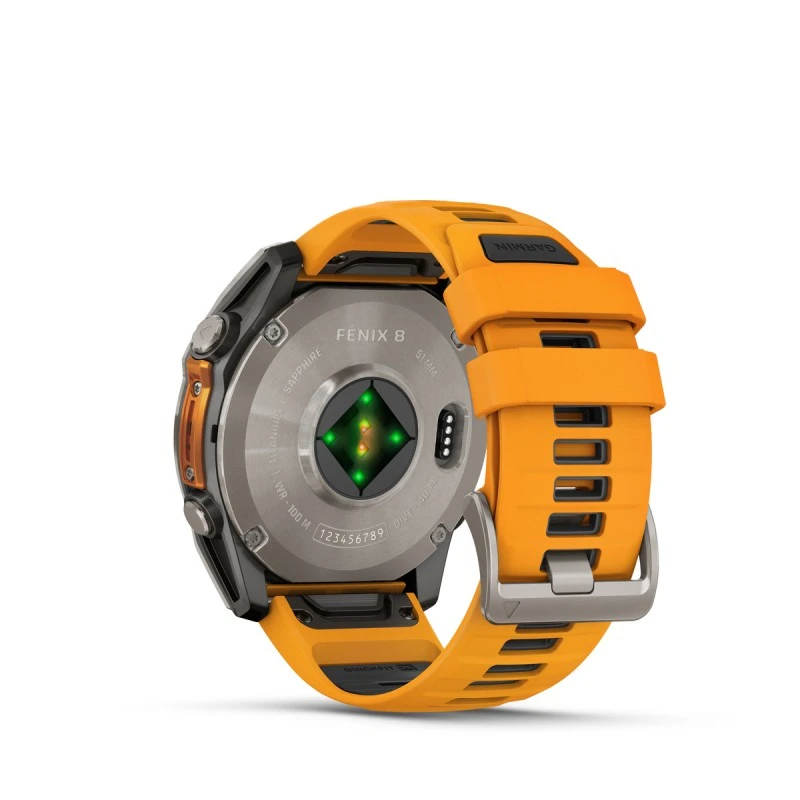 GARMIN WATCH FENIX 8 51 MM AMOL TIT ORANGE