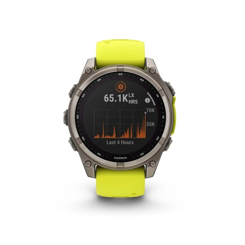 GARMIN WATCH FENIX 8  47 MM SOL SAPH TIT YELL