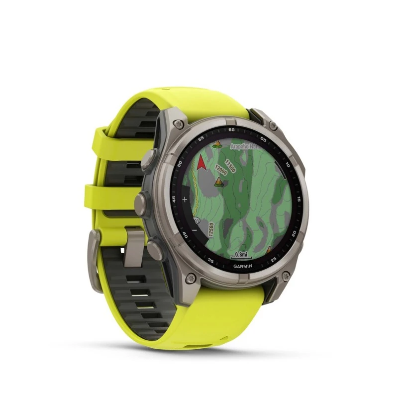 GARMIN WATCH FENIX 8  47 MM SOL SAPH TIT YELL