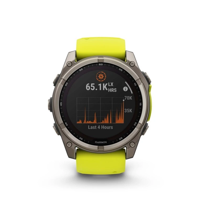 GARMIN WATCH FENIX 8  51 MM SOL SAPH TIT YELL