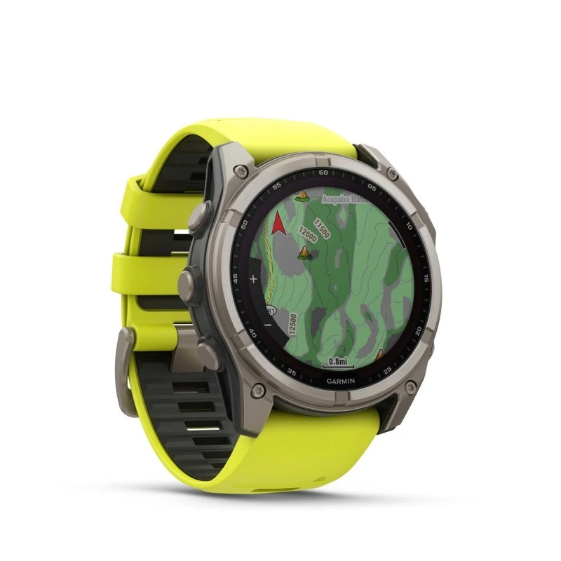 GARMIN WATCH FENIX 8  51 MM SOL SAPH TIT YELL