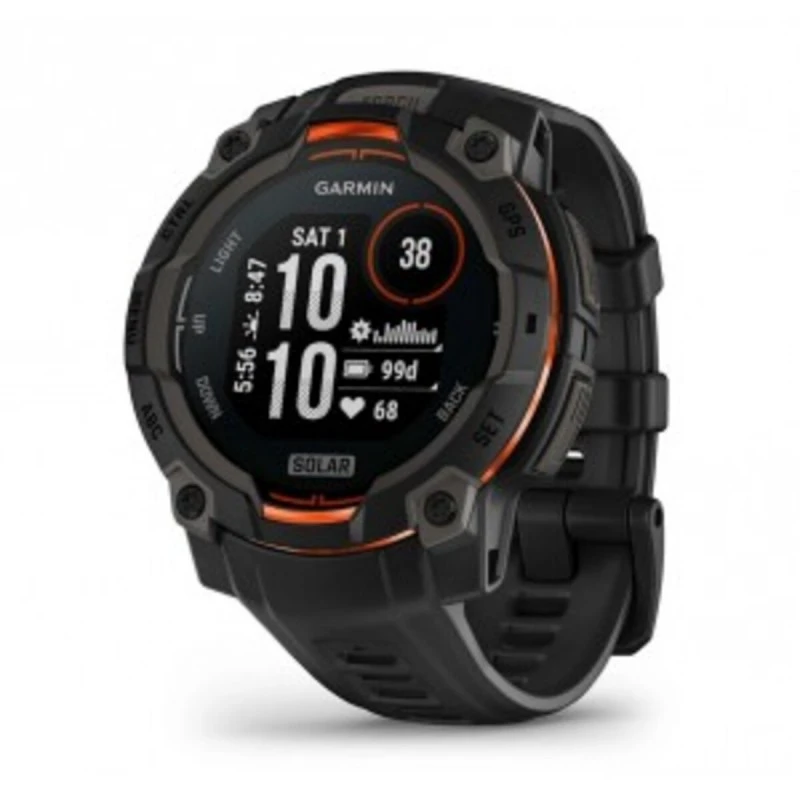 GARMIN WATCH INSTINCT 3 45 MM SOL BLACK
