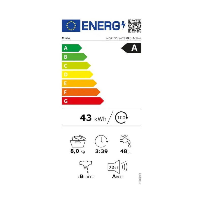 MIELE WEA135WCS EU1 LW 8kg Active