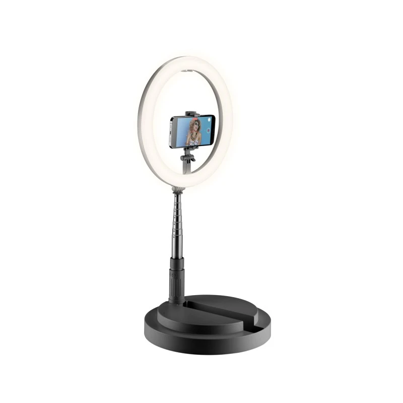 CELLULAR LINE SELFIE RING COMPACT С BLUETOOTH СГЪВАЕМ ЧЕРЕН