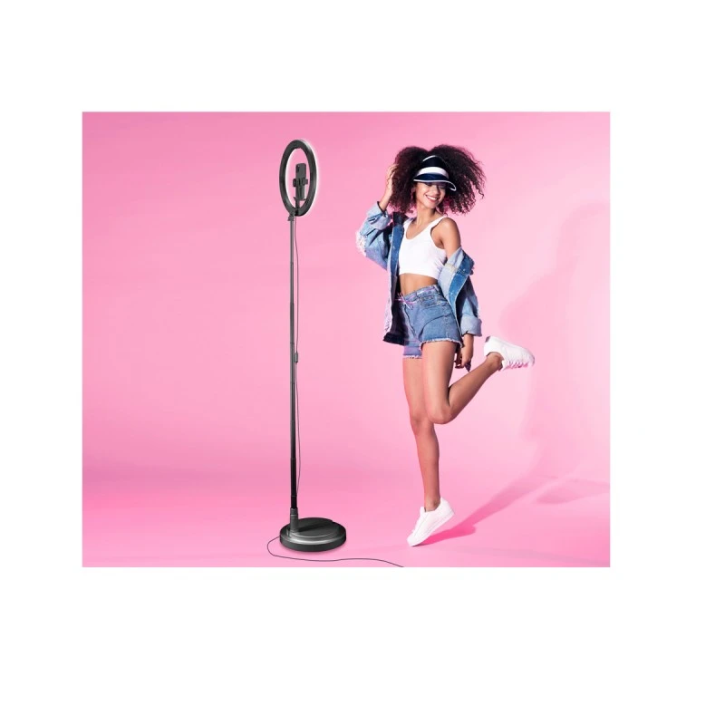 CELLULAR LINE SELFIE RING COMPACT С BLUETOOTH СГЪВАЕМ ЧЕРЕН