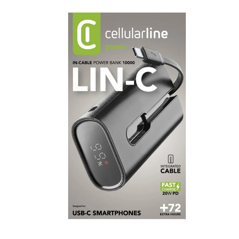 CELLULAR LINE В. БАТЕРИЯ LINK Д. ВГР. USB-C К. 10000MAH