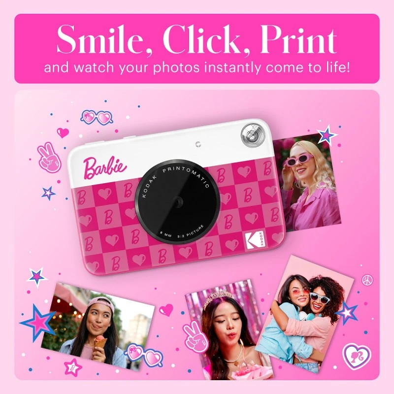 KODAK PRINTOMATIC BARBIE 10 INSTANT CAMERA