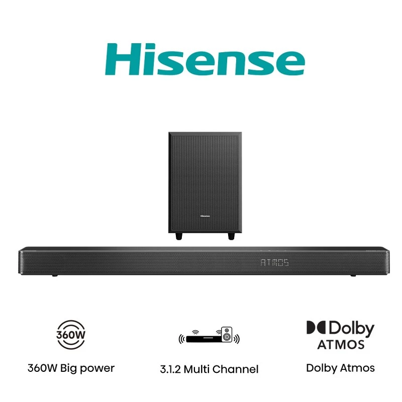 HISENSE AX3120Q 3.1.2 SOUNDBAR