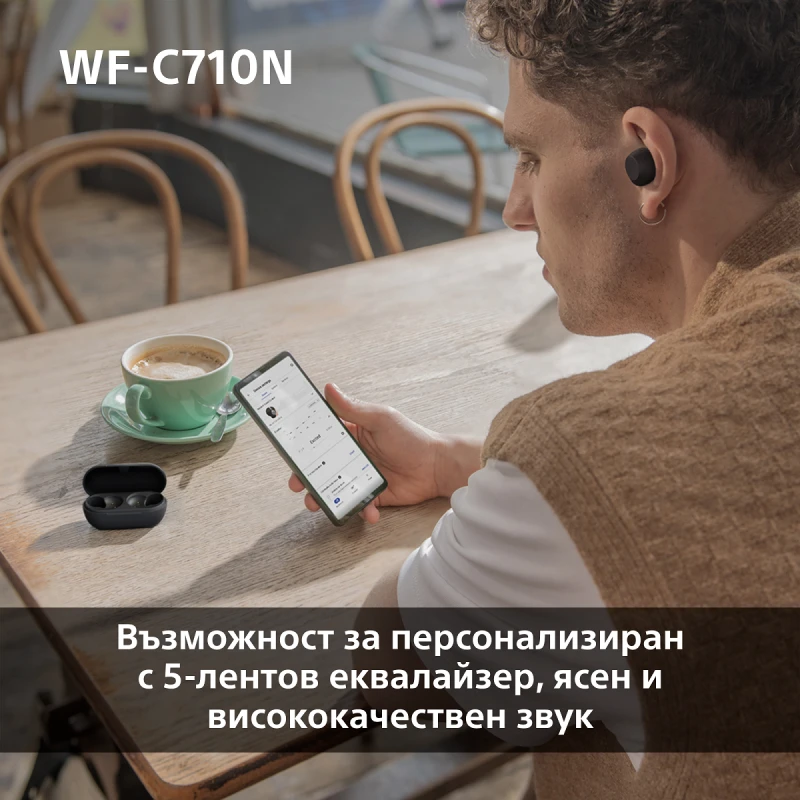 SONY WF-C710NB TRUE WIRELESS HEADPHONES BLACK