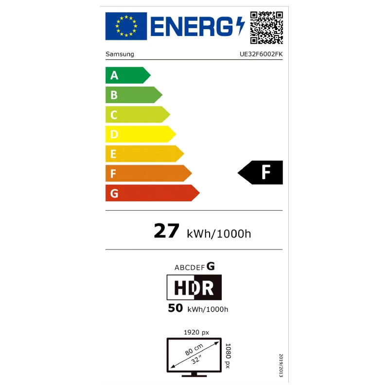 SAMSUNG UE-32F6002F FHD SMART TV