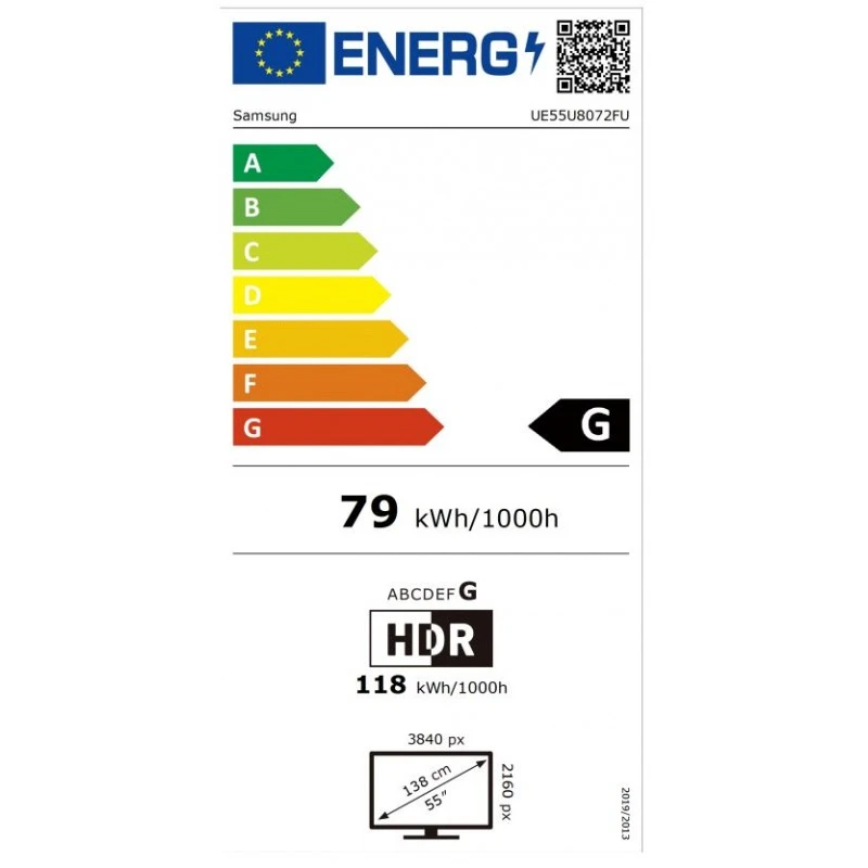 SAMSUNG UE-55U8072F UHD SMART TV