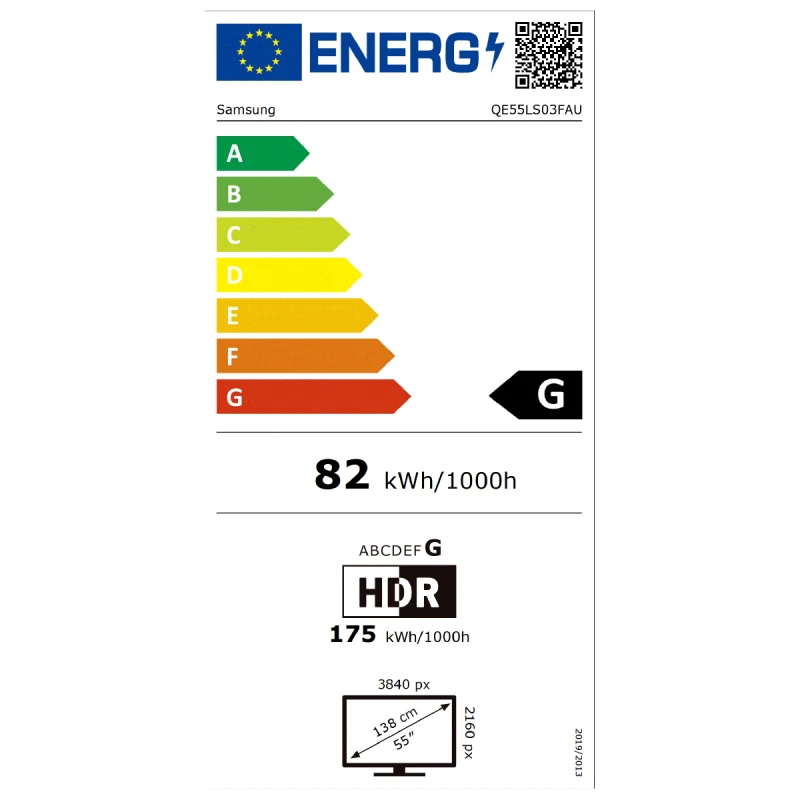SAMSUNG QE-55LS03F THE FRAME QLED SMART TV