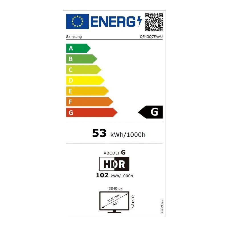 SAMSUNG QE-43Q7F QLED SMART TV