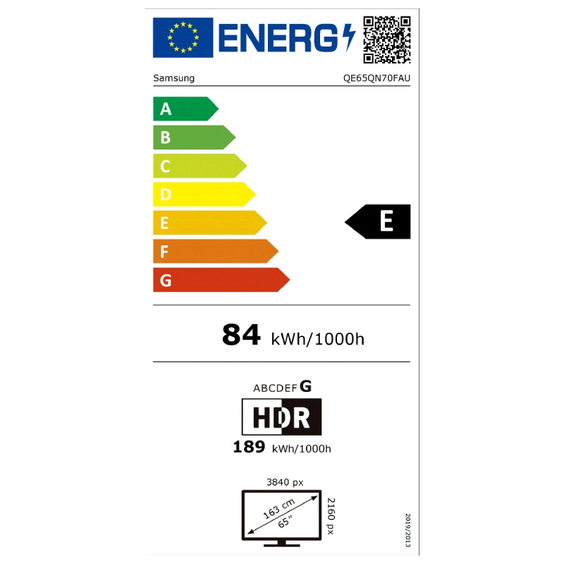 SAMSUNG QE-65QN70F NEO QLED SMART TV