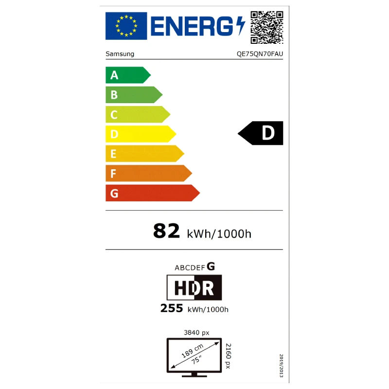 SAMSUNG QE-75QN70F NEO QLED SMART TV