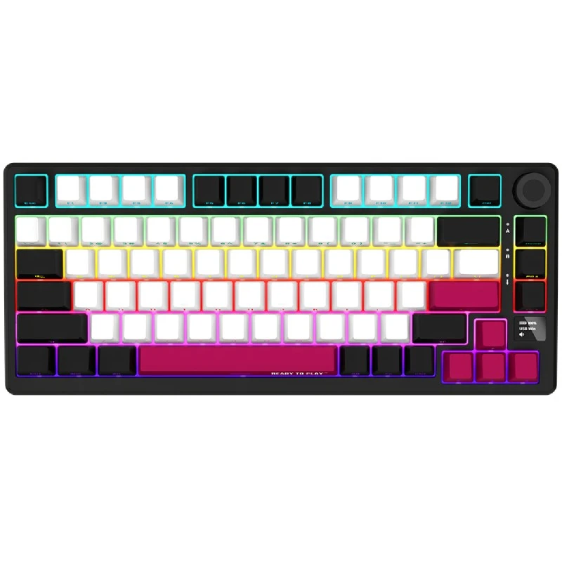 LORGAR KBP7075W BLACK LRG-KBP7075W-BK-US