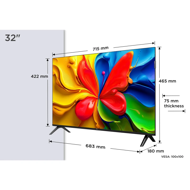 TCL 32S4K HD QLED SMART TV ANDROID