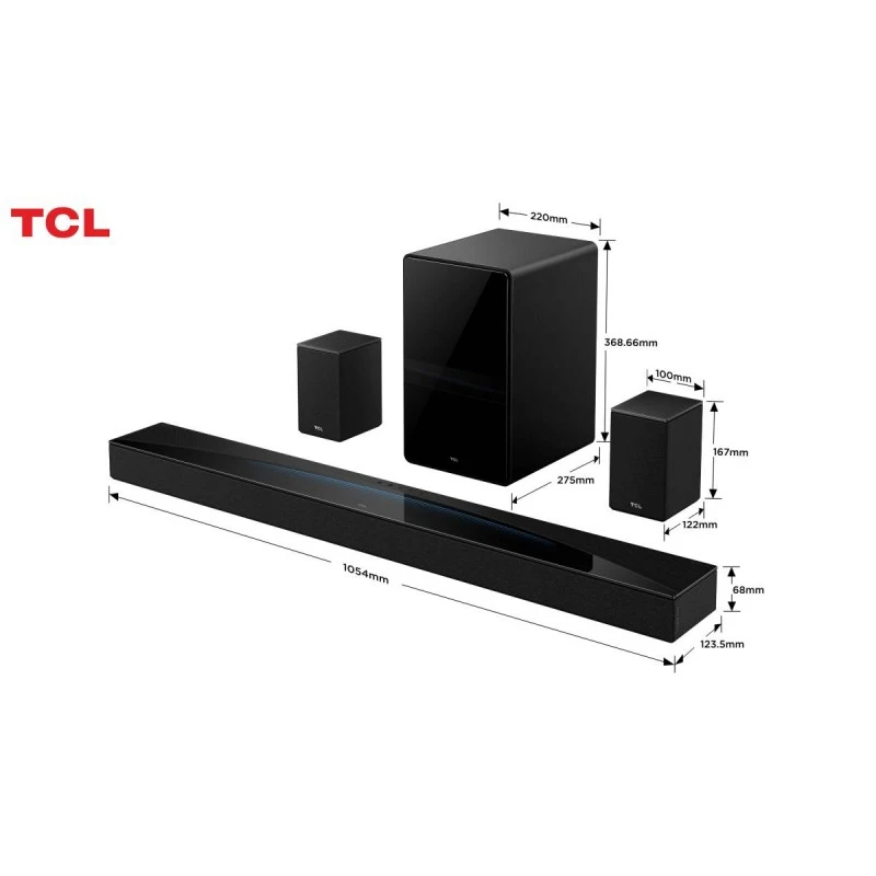 TCL Q85HE 7.1.4 SOUNDBAR