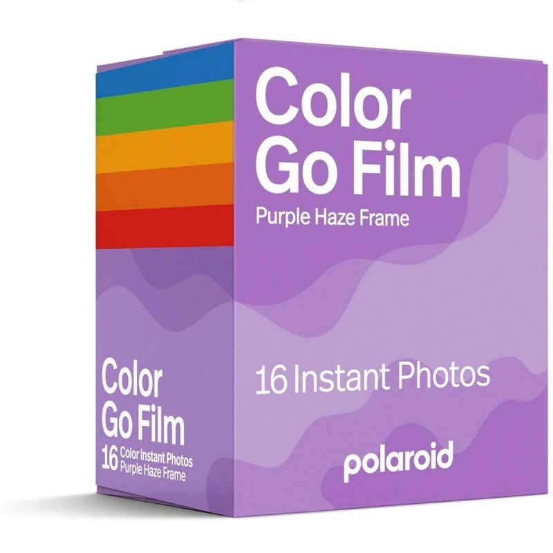 POLAROID GO 6570 FILM DOUBLE PACK PURPLE FRAME